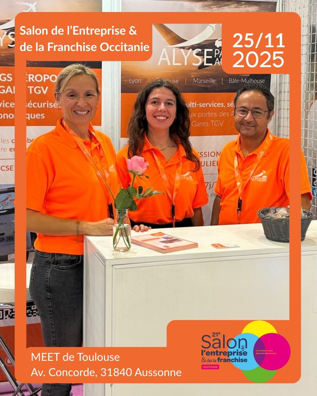 Alyse Parc Auto Toulouse au Salon de l’Entreprise et de la Franchise Occitanie 2025